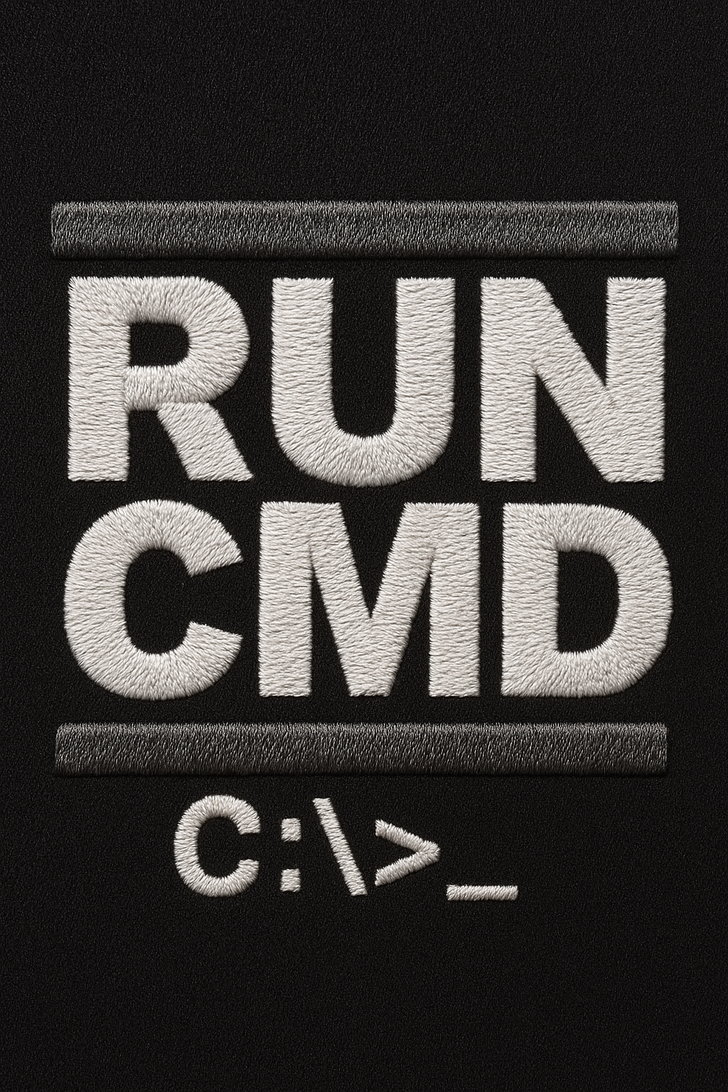 RUN CMD – قميص المبرمجين الأنيق